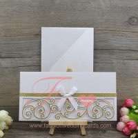 Wholesale Cheap Laser Cut Wedding Invitations Gold